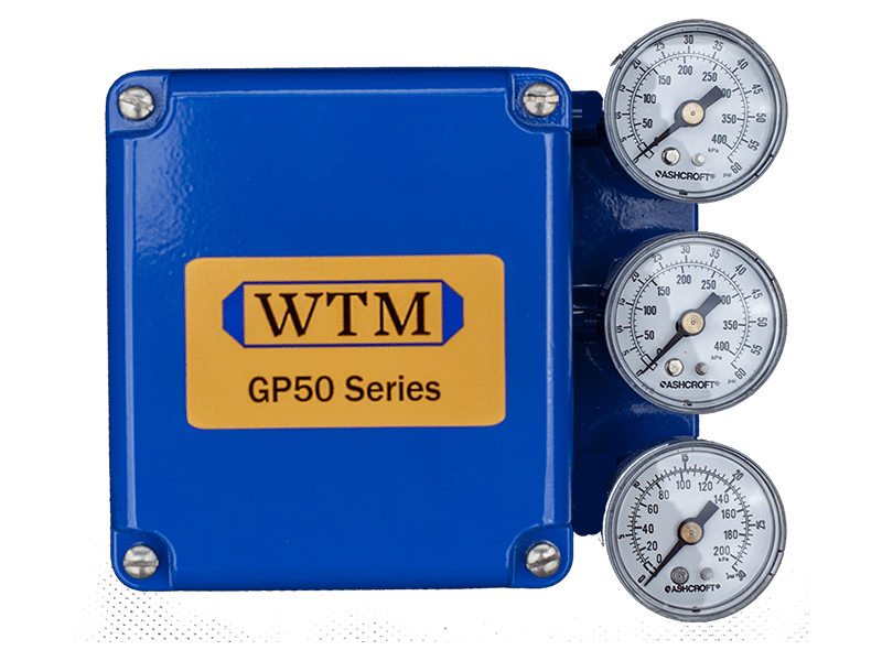 WTM GP50 Series pneumatic valve positioner