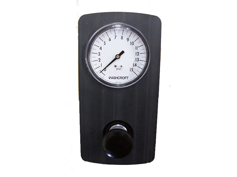 ITT Conoflow manual loading station with pressure gauge