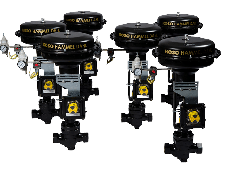Koso Hammel Dahl control valves and actuators